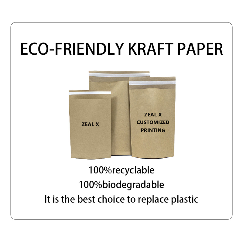 Zealx lance le sac d'emballage de vêtements en papier kraft brun: alternative écologique au plastique