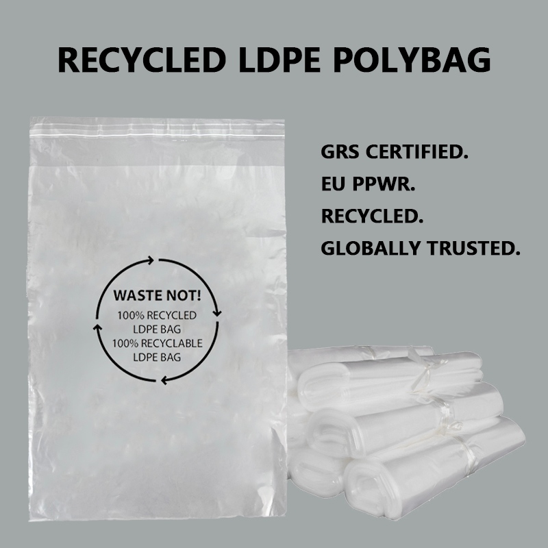 Zeal X lance des sacs d'emballage en LDPE recyclé certifiés GRS pour un emballage durable de vente au détail et de vêtements