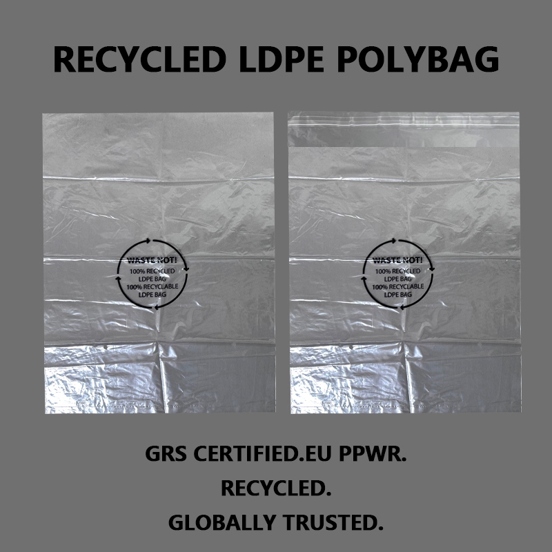 Zeal X lance des sacs en polyéthylène LDPE recyclé certifiés GRS pour soutenir les objectifs d'emballage durable