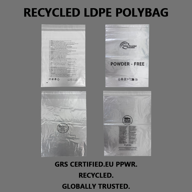 Zeal X lance un poly-sac en LDPE recyclé certifié GRS pour les emballages de vêtements et de vente au détail durables