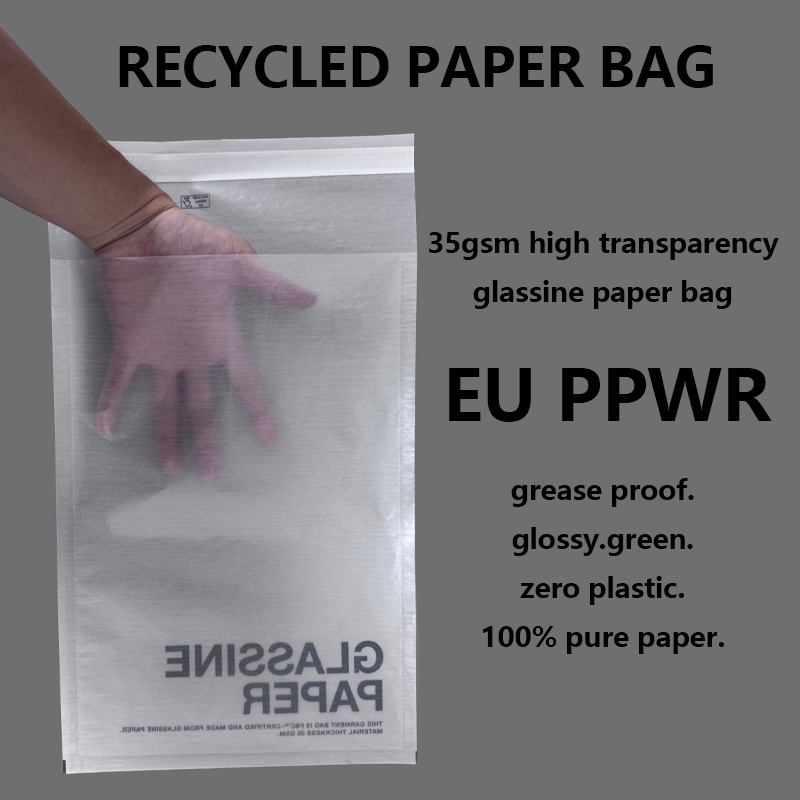 Sac à vêtements en glassine à haute transparence 35 g/m²