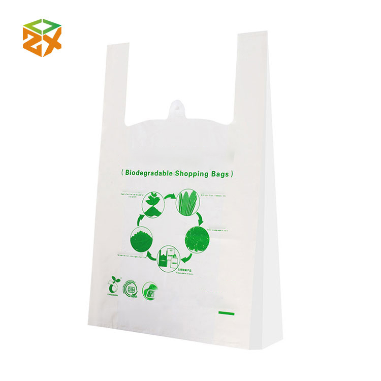 Sacs en plastique biodégradables pour t-shirts