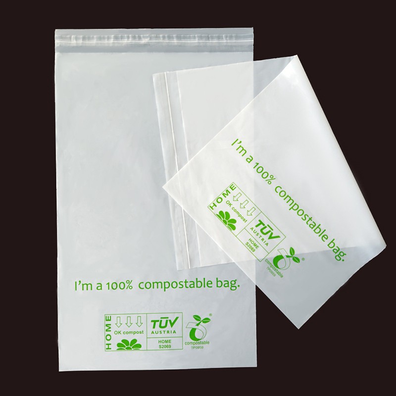 Sac autocollant biodégradable