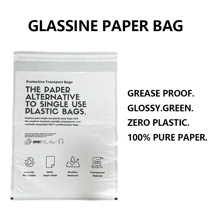 Fabricant de sacs en papier glassine personnalisés UE PPWR | Emballage transparent sans plastique