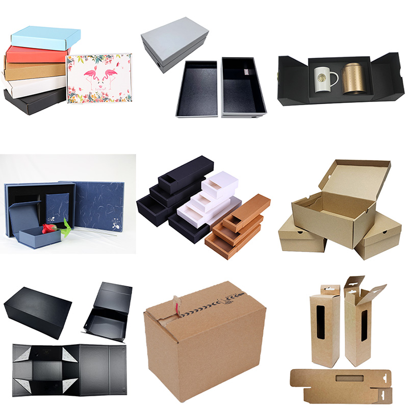 Boîte en papier recyclé personnalisée