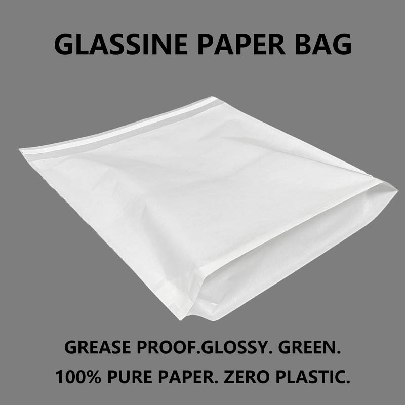 Sac en papier glassine avec soufflet inférieur
