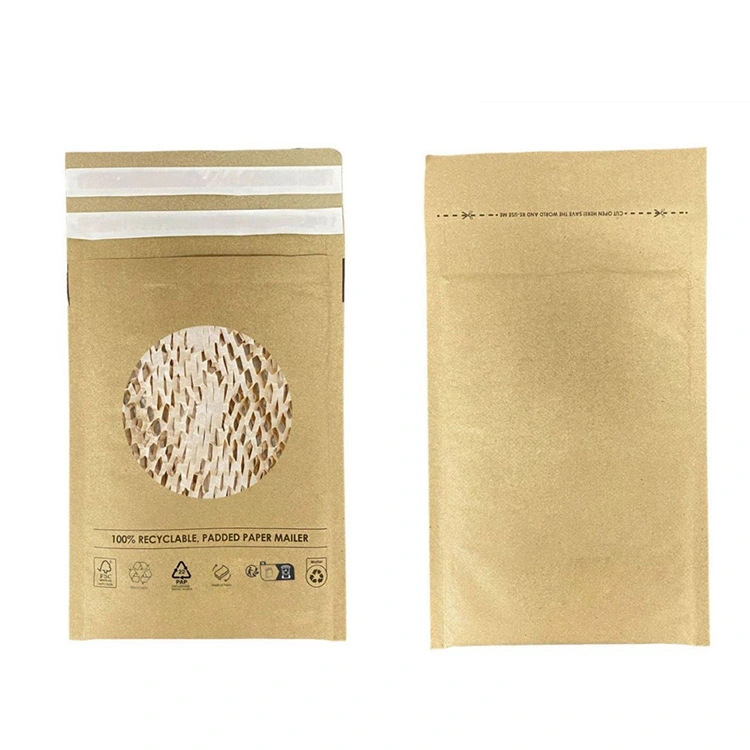 Sac postal en papier nid d'abeille