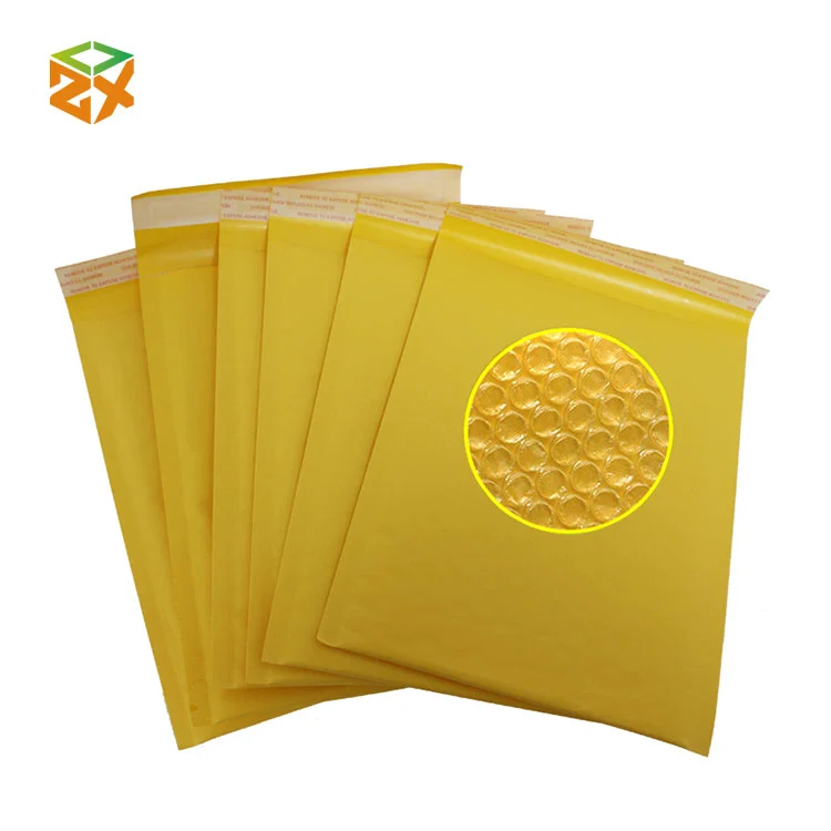Enveloppe à bulles en papier kraft
