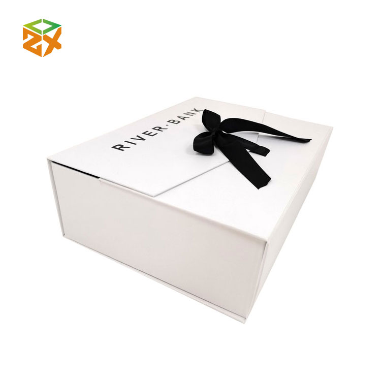 Coffret cadeau magnétique avec ruban