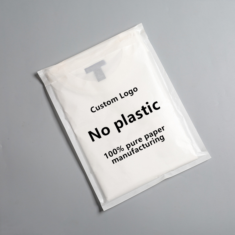 Pas de sac en plastique glassine