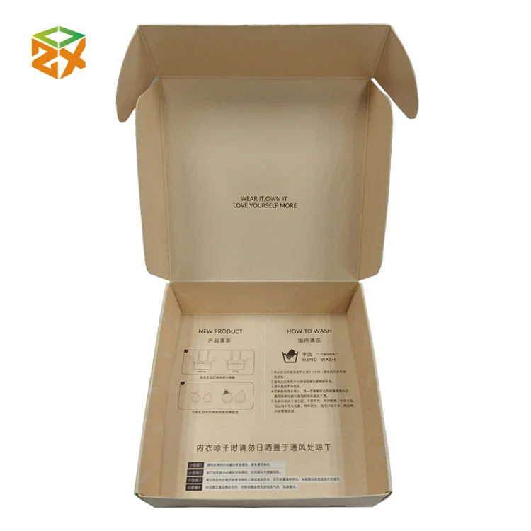 Boîte d'avion postale recyclable