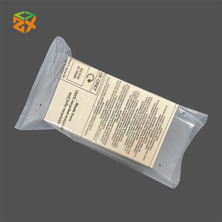 Sac d'emballage transparent Pe recyclable